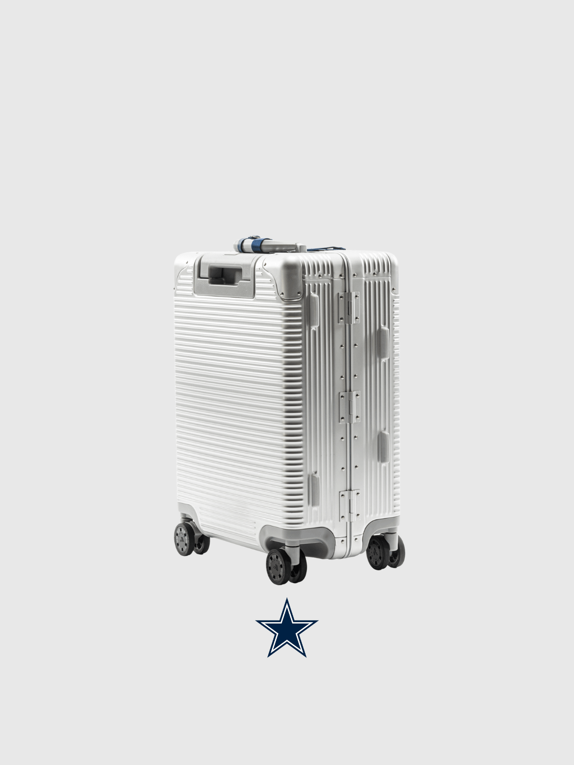 Dallas Cowboys Limited Edition Time Capsule Case in white, designed for luxury travel and fans of America's Team.